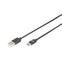 Digitus Câble de raccordement USB Type-C, Type-C vers A
