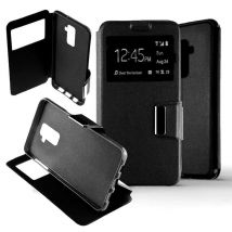 Etui Folio Noir compatible Samsung Galaxy J8 2018