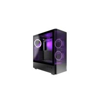 Case PC M.RED Black Bird Mesh Midi Tower Nero con pannello in vetro temperato e ventole RGB - Nuovo