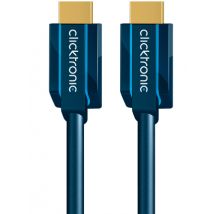 ClickTronic 7,5 m di cavo HDMI ad alta velocità HDMI tipo A (standard) blu - Nuovo