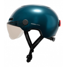 Cosmo Fusion - Casque avec éclairage Vélo Arrière Intelligent et Connecté - Feu Stop, Detection de Chute Automatique, Partage de trajet