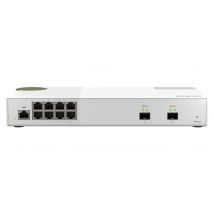 QNAP QSW-M2108-2S Switch di rete gestito L2 2.5G Ethernet (100/1000/2500) Grigio - Nuovo