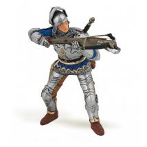 Ballestero azul con armadura: soldado medieval emérito - Nuevo