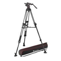Manfrotto 645 trépied fast twin + rotule nitrotech série 612