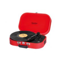 Trevi TT 1020 BT Tocadiscos de tracción directa Rojo Semiautomático - Nuevo