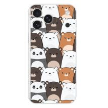 Coque en silicone - Compatible pour Apple iPhone 17 Pro Max - design reunion de nounours