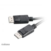 Akasa AK-CBDP01-20BK cable DisplayPort 2 m Negro - Nuevo