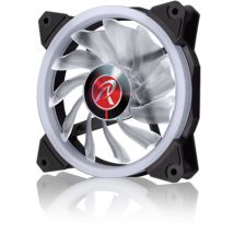 RAIJINTEK IRIS 12 RBW ADD-3 Carcasa del ordenador Ventilador 12 cm Negro, Blanco 3 pieza(s) - Nuevo