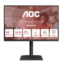 AOC E4 X24E4U écran plat de PC 61 cm (24 ) 1920 x 1200 pixels Full HD LED Noir