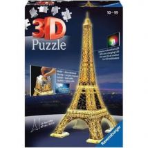 Puzzle 3D Torre Eiffel Con Luz 216 Piezas - Nuevo