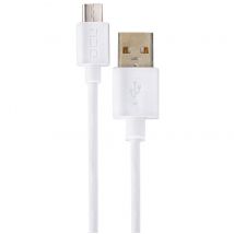 DCU Advance Tecnologic 30401225 cable USB USB 2.0 1 m USB A Micro-USB A Blanco - Nuevo