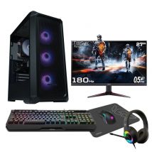 Epical-Q Pack Xplus82 AMD Ryzen 5 5600, 16GB, 1TB SSD NVME, RTX 3060 + Windows 11 Home +Monitor 27 180hz FHD IPS + Combo Gaming - Nuevo