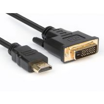 Hamlet XVCHDM-DV30 câble vidéo et adaptateur 3 m HDMI Type A (Standard) DVI-D Noir