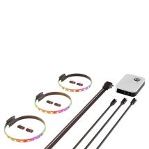 Hyte LS10 qRGB Light Strips Triple Pack + NP50 - Nuevo