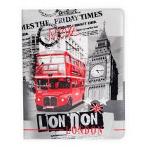 Omenex 731000 funda para tablet 24,6 cm (9.7 ) Folio Negro, Blanco - Nuevo