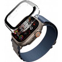 Coque renforcée Apple Ultra 1 / 2 49mm avec écran tactile 49mm Transparente + Garantie à vie Force Case