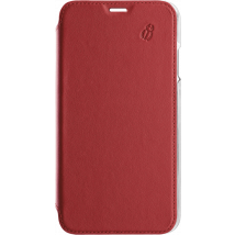 Folio iPhone 12 Pro Max Premium dos Crystal Cuir Rouge Beetlecase