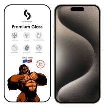 ?onnect Corning Gorilla Ultra Strong 3D Glass pour Apple iPhone 15 Noir