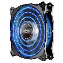 LEPA LPCPA12P Boitier PC Ventilateur 12 cm Noir, Bleu