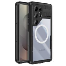 Coque Intégrale Étanche MagSafe pour Samsung Galaxy S25 Ultra Transparent