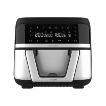 Friteuse Sans Huile 9 L à Air Chaud Cecofry Dual 9000. 2850 W, Numérique Et Compacte, Double