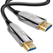 Cavo HDMI 2.0 a HDMI 2.0 Ultra HD 4K in fibra ottica fino a 18 Gbps 50 m - Nuovo