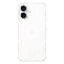 Funda de silicona - Compatible con Apple iPhone 17 - diseño mandala blanc - Nuevo