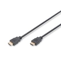 Digitus HDMI à haut débit avec câble de raccordement Ethernet