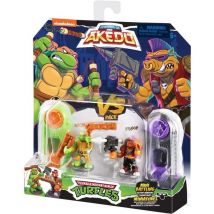 Michelangelo vs Bebop Tortugas Ninja figuras de acción - Akedo - Moose Toys - Juegos de duelo coleccionables - Nuevo