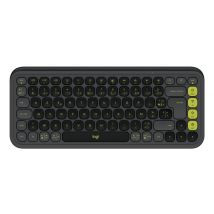 Logitech POP Icon Keys clavier Universel Bluetooth AZERTY Français Graphite, Vert