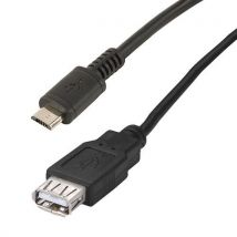 Câble Erard OTG Micro USB mâle vers USB-A femelle