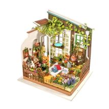 Modelo Miller Flower House - Elegante jardín en miniatura - Nuevo