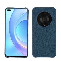 Honor Magic4 Pro carcasa de piel - Tapa trasera - Azul - Piel granulada - Nuevo