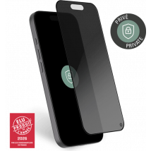 Protège écran pour iPhone 17 / 16 Pro Privé 2.5D Verre organique + Garantie à vie - Certifié GRS Force Glass