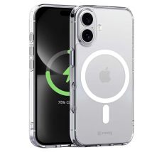 Crong Funda transparente MAG Cover para iPhone 16 Plus compatible MagSafe Transparente - Nuevo