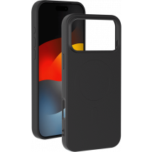 Coque MagSafe pour iPhone 17 Pro Max Silicone Noire Bigben