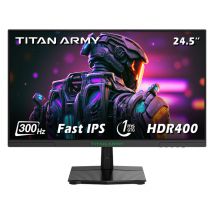 TITAN ARMY P2510HS Moniteur de jeu plat 16:9 IPS rapide FHD 300Hz avec couleurs vives