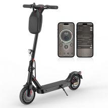 Patinete eléctrico isinwheel E9T Max con ABE, motor de 500 W, batería de 36 V 10 Ah, patinete plegable para adultos de 10 pulgadas con freno de disco 