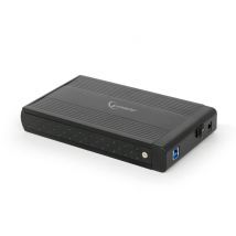 Gembird EE3-U3S-3 Boîtier de disques de stockage Boîtier HDD Noir 3.5