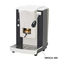 Cafetera de Cápsulas Faber Piccola Slot Basic Negro Blanco - Pressacialda en Latón - Estructura de Metal y Policarbonato - Nuevo