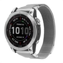 imoshion Bracelet QuickFit Milanais pour Garmin Watch | 22 mm aansluiting - Argent