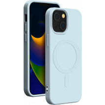 BigBen Connected Funda blanda compatible con MagSafe para iPhone 15 Plus Azul - Nuevo