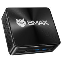 BMAX B8 A Power AI Mini PC, AMD Ryzen 7 Pro 8845HS 8 Cœurs Max 5.1GHz, 32GB RAM 1TB SSD, Triple Affichage 4K DP+HDMI+Type-C, WiFi 6 Bluetooth 5.2, 