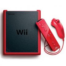 Mini console Wii, nero/rosso- ricondizionato - Ottime condizioni