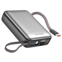 Batteria Esterna 20000mAh con Cavi USB-C e Lightning Compatta - Nuovo