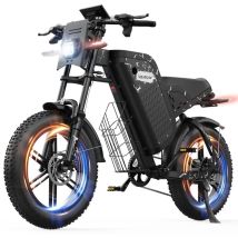 Bicicleta Eléctrico X-Plorer Beast(VARS2002) | Motor 1000W | Batería 48V 31.5Ah | Neumáticos de 20 Pulgadas | Velocidad Máx 25 km/h | Autonomía 90 km 
