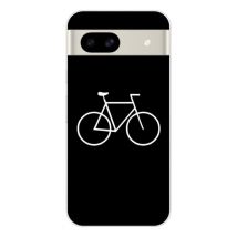 Funda de silicona - Compatible con Google Pixel 8a - diseño bike hipster - Nuevo