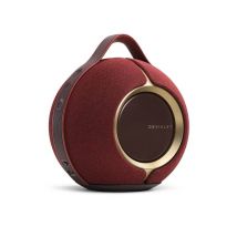 Enceinte connectée DEVIALET Mania Édition Opéra de Paris Hi?Fi compacte portable tissu bordeaux anneau doré