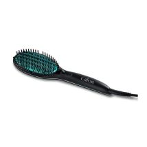 CALOR CF5820C0 Brosse lissante POWER STRAIGHT - Pour cheveux frises a crepus - Lissage facile et rapide - Bleu canard