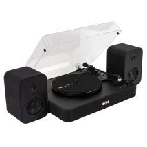 Platine vinyle House of Marley Revolution Noire + 2 enceintes stéréo Bluetooth 5.3